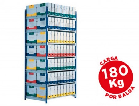 ESTANTE PAPERFLOW METALICA - 5 ESTANTES  - BASE