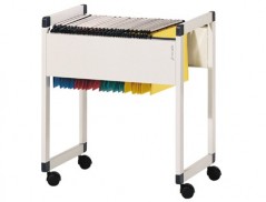 CARRO PARA CAPAS DE ARQUIVO SUSPENSO ROCADA DE COR CINZA PAR