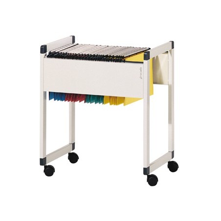 CARRO PARA CAPAS DE ARQUIVO SUSPENSO ROCADA DE COR CINZA PAR