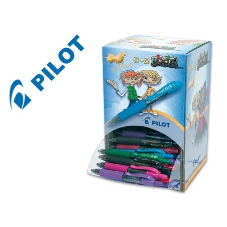 ESFEROGRAFICA PILOT G2 TINTA GEL, RETRACTIL -EXP. 84 SORTIDO