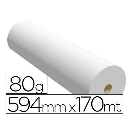 PAPEL REPROGRAFIA PARA PLANOS 80 GRS. 594 MM X 170 MTS