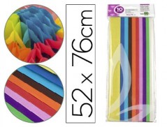 EXPOSITOR PAPEL SEDA LIDERPAPEL. PACK 10 FOLHAS CORES SORTID
