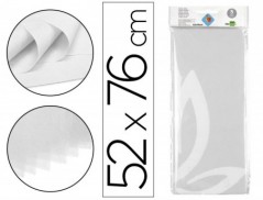 PAPEL SEDA LIDERPAPEL. 50 X 76 CM. 18 GRS/M2. BRANCO