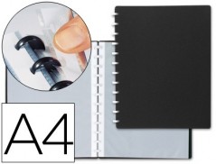 CAPA CATALOGO LIDERPAPEL COM ANEIS PLASTICOS PRETO