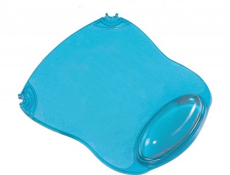 TAPETE PARA RATO Q-CONNECT NA COR AZUL COM APOIO DE PULSOS