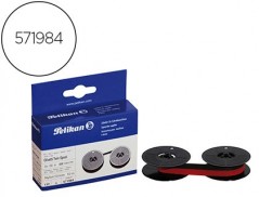 FITA MAQUINA PELIKAN PARA OLIVETTI GRUPO 8D NYLON PRETO/VERM