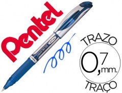 12un ROLLER PENTEL BL57 ENERGEL PONTA METAL AZUL