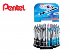 EXPOSITOR COM 12 LAPISEIRAS PENTEL ENERGEL PL75 0,5MM 12AZ,