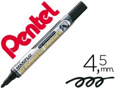 12un MARCADOR PENTEL NLF50 PERMANENTE MAXIFLO 4,5 MM PRETO