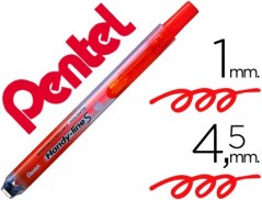 12un MARCADOR PENTEL SXS15 FLUORESCENTE RETRACTIL LARANJA