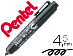 12un MARCADOR PENTEL NX50 PERMANENTE PONTA REDONDA RETRACTIL