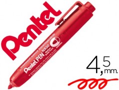 12un MARCADOR PENTEL NX50 PERMANENTE PONTA REDONDA RETRACTIL