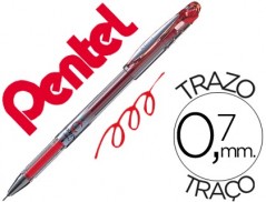 12un ROLLER PENTEL SLICCI 0,7MM VERMELHO