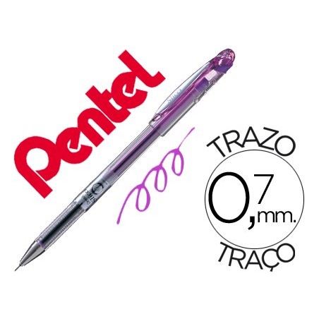 12un ROLLER PENTEL SLICCI 0,7MM VIOLETA