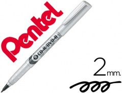 12un MARCADOR PENTEL NMS51 CD/DVD PERMANENTE PRETO