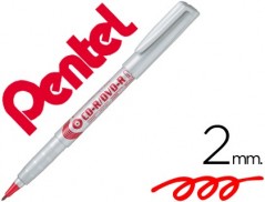 12un MARCADOR PENTEL NMS51 CD/DVD PERMANENTE VERMELHO