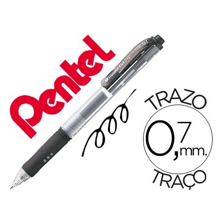 12un ROLLER PENTEL K157-A PRETO