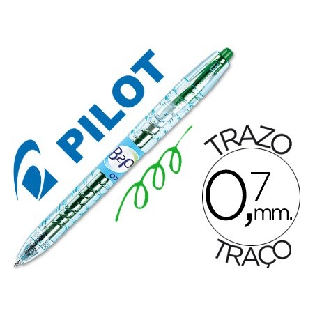 10un ESFEROGRAFICA PILOT GEL B2P VERDE