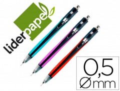 24un LAPISEIRAS LIDERPAPEL 0.5 MM COM PONTA RETRACTIL E APOI