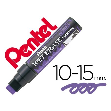 12un MARCADOR PENTEL WET ERASE 56 VIOLETA