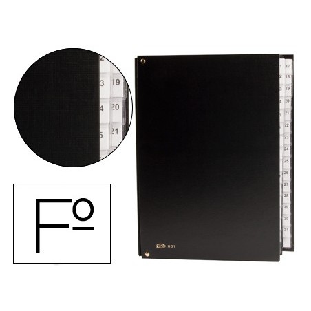 PASTA CLASSIFICADORA CARTAO COMPACTO PARDO FOLIO 31 DEPARTAM