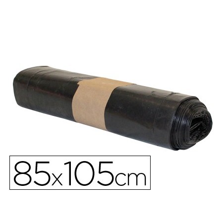 SACO DE LIXO INDUSTRIAL INDUSTRIAL BISNAGA PRETA 85X105CM GA