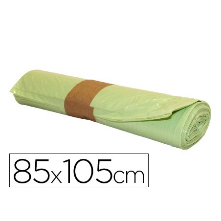 SACO DE LIXO INDUSTRIAL INDUSTRIAL AMARELA 85X105CM GALGA 11