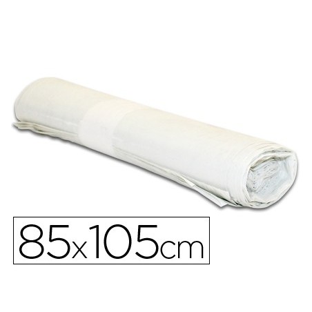 SACO DE LIXO INDUSTRIAL INDUSTRIAL BRANCO 85X105CM GALGA 110