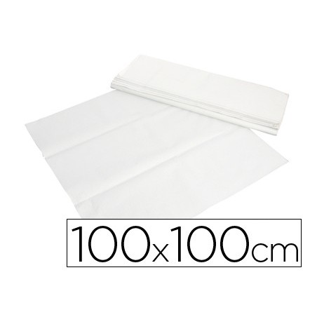 TOALHETES DE PAPEL BRANCO EM FOLHAS 100X100 CM CAIXA DE 400
