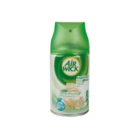 AMBIENTADOR AIR WICK WHITE FLOWERS RECARGA DE 250 ML PARA AP