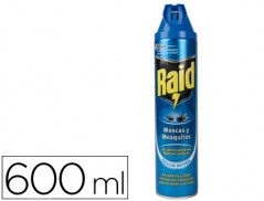 INSECTICIDA RAID SPRAY MOSCAS E MOSQUITOS 600 ML