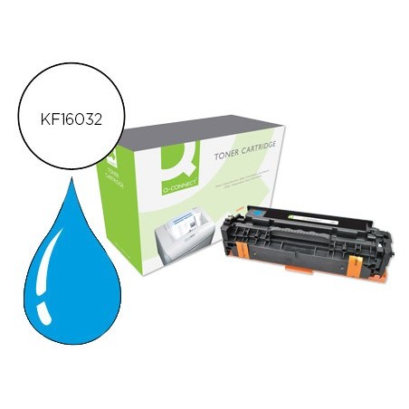 TONER Q-CONNECT COMPATIVEL HP CE411A COR LASERJET M351A / 45
