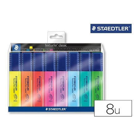 MARCADOR STAEDTLER TEXTSURFER 364 FLUORESCENTE BOLSA DE 6 UN