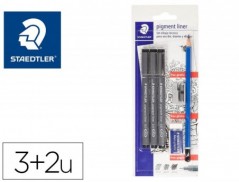 ROTULADOR STAEDTLER CALIBRADO MICROMETRICO 308 NEGRO BLISTER