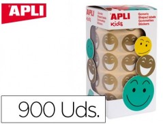FIGURAS APLI AUTO ADESIVAS SMILE OURO CARA FELIZ ROLO DE 900