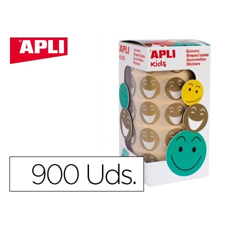 FIGURAS APLI AUTO ADESIVAS SMILE OURO CARA FELIZ ROLO DE 900