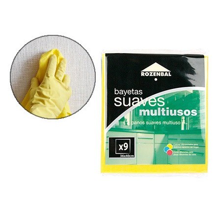 PANO MULTIUSO 36X40 CM PACK DE 9 UNIDADES