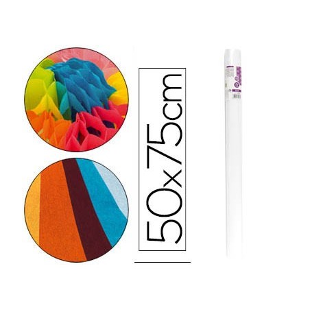 ROLO DE PAPEL SEDA LIDERPAPEL BRANCO 17G/M2 DE 24 FOLHAS 50X