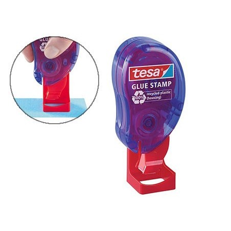 8un FITA ADESIVA TESA DUPLA FACE GLUE STAMP 10 M X 8,4 MM