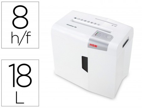 DESTRUIDORA DE DOCUMENTOS HSM SHREDSTAR X8 CAPACIDADE DE COR