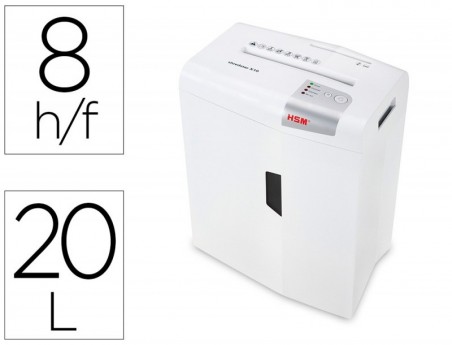 DESTRUIDORA DE DOCUMENTOS HSM SHREDSTAR X10 CAPACIDADE DE CO