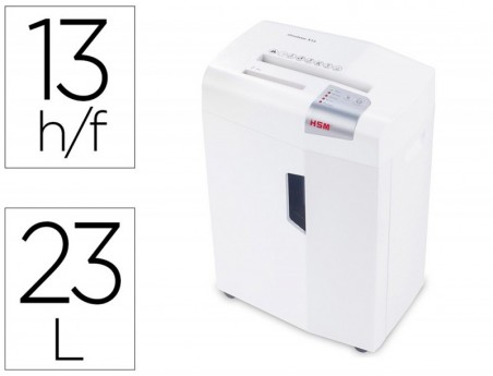 DESTRUIDORA DE DOCUMENTOS HSM SHREDSTAR X13 CAPACIDADE DE CO