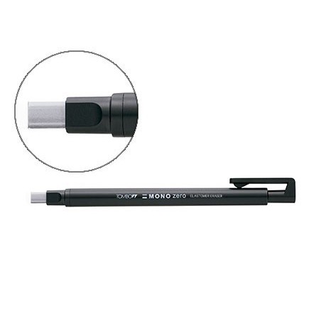 PORTA BORRACHAS TOMBOW COM CLIP PONTA DE BORRACHA BRANCA REC