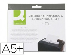 FOLHAS LUBRIFICANTES E AFIADORAS Q-CONNECT PARA DESTRUIDORA