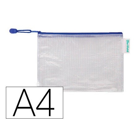 8un BOLSA MULTIUSOS TARIFOLD PVC DIN A4 ABERTURA SUPERIOR CO
