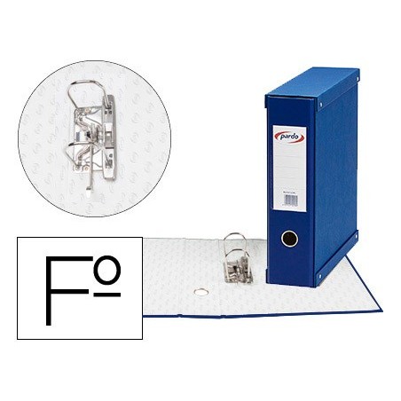 MODULO PARDO 1 PASTA DE ARQUIVO DE ALAVANCA FOLIO 2 ANEIS 70