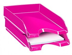 TABULEIRO SECRETARIA CEP PLASTICO ROSA 257X348X66 MM