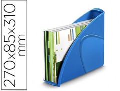 PORTA REVISTAS CEP PLASTICO USO VERTICAL / HORIZONTAL AZUL 8