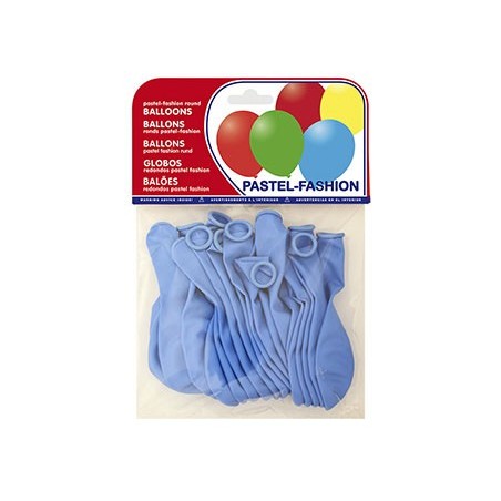 BALOES PASTEL AZUL CELESTE BOLSA DE 20 UNIDADES
