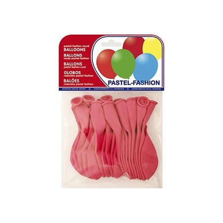 BALOES PASTEL FUCSIA BOLSA DE 20 UNIDADES